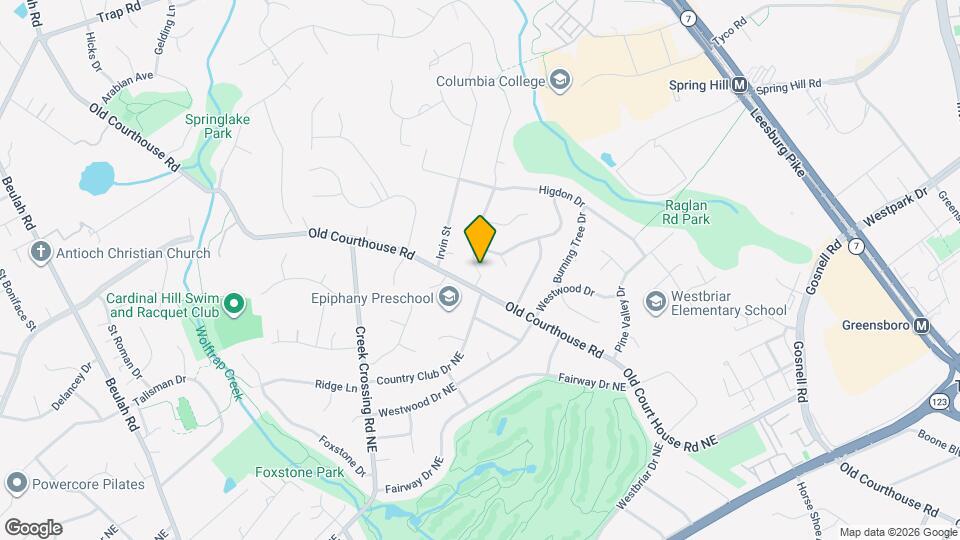 1751 Tysons Crest Ln Map and Location Details