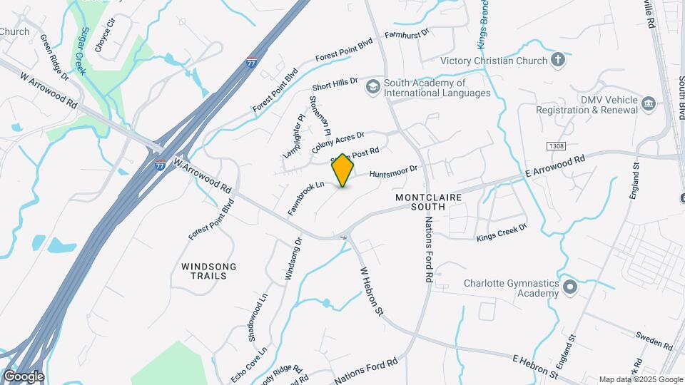 427 Huntsmoor Dr Map and Location Details