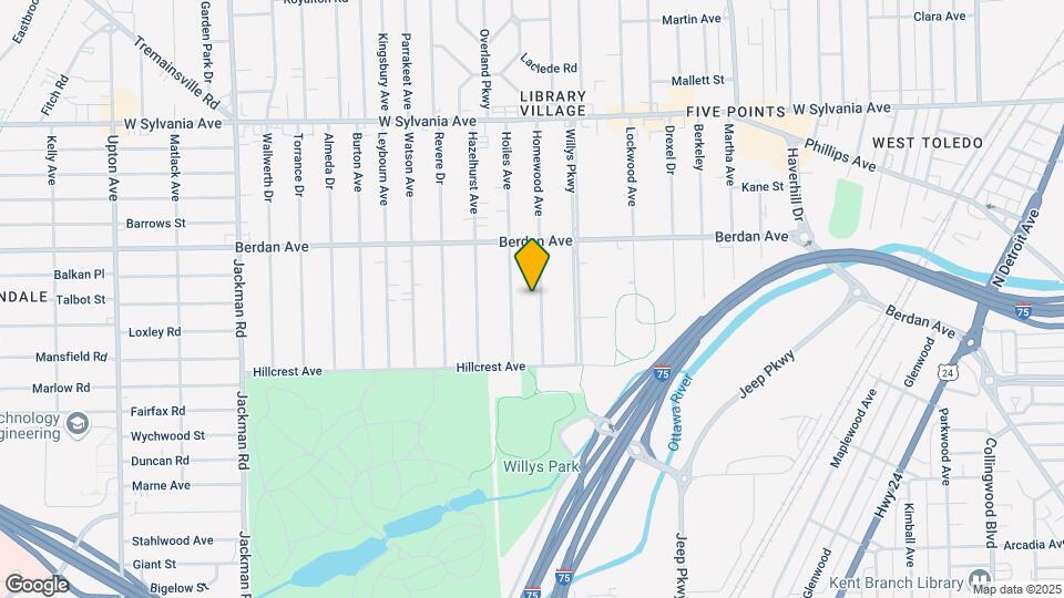 3617 Homewood Ave Mapa y Detalles de la Ubicación
