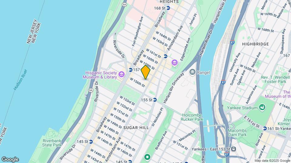 504 W 157th St Mapa y Detalles de la Ubicación