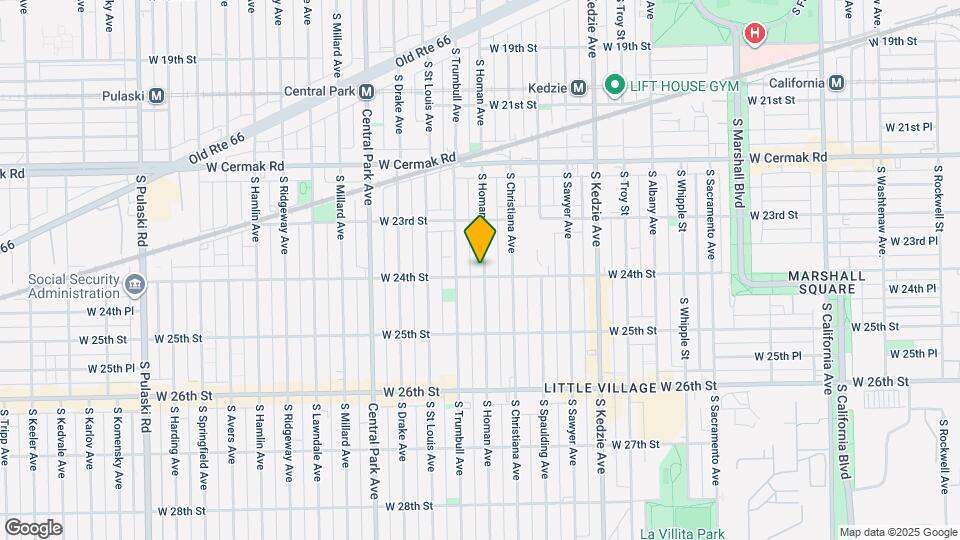 3410 W 24th St, Unit Unit 2 Map and Location Details