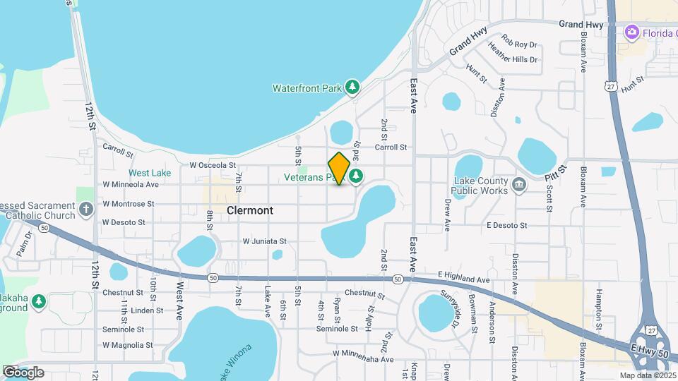 357 W Minneola Ave Map and Location Details