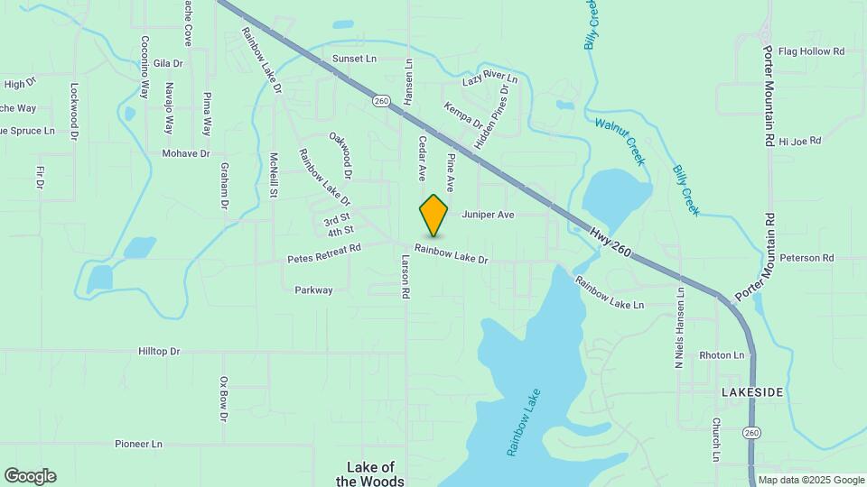 3078 Rainbow Lake Dr Map and Location Details