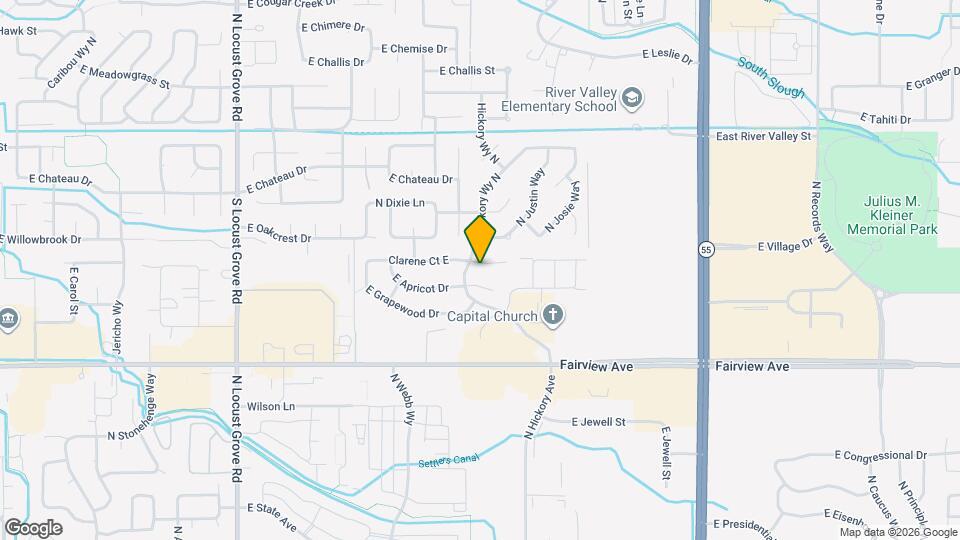 2541 E Clarene Ct Map and Location Details