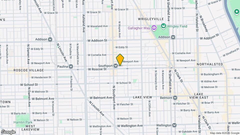 1330 W Roscoe St Map and Location Details