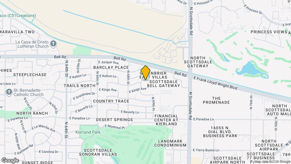6863 E Kelton Ln Map and Location Details