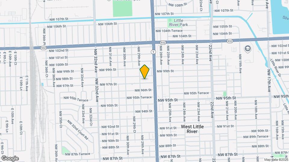 2823 NW 97th St Map and Location Details