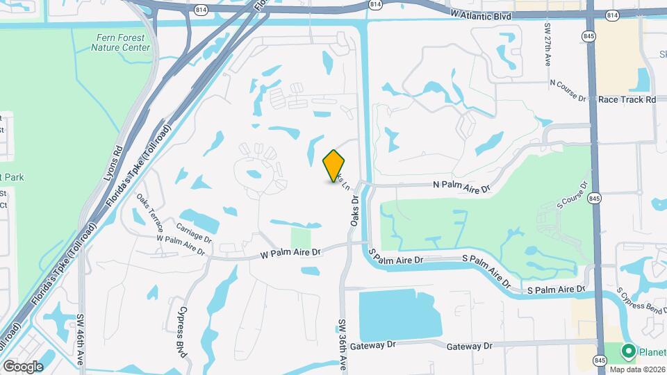 575 Oaks Ln, Unit #1008 Map and Location Details