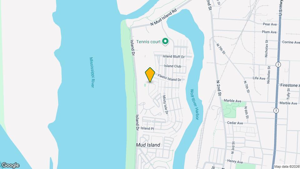 1306 Isle Pointe Dr Map and Location Details