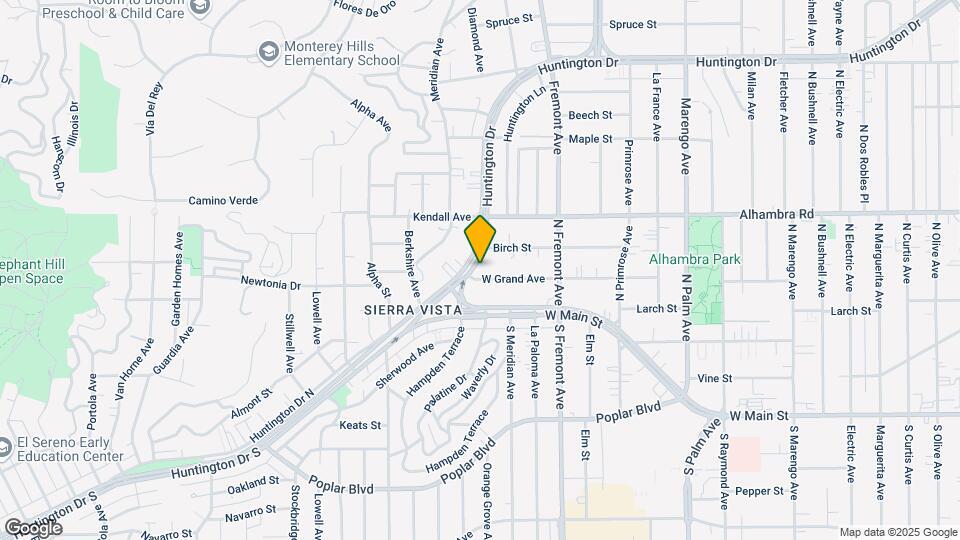 104 N Huntington Dr Map and Location Details