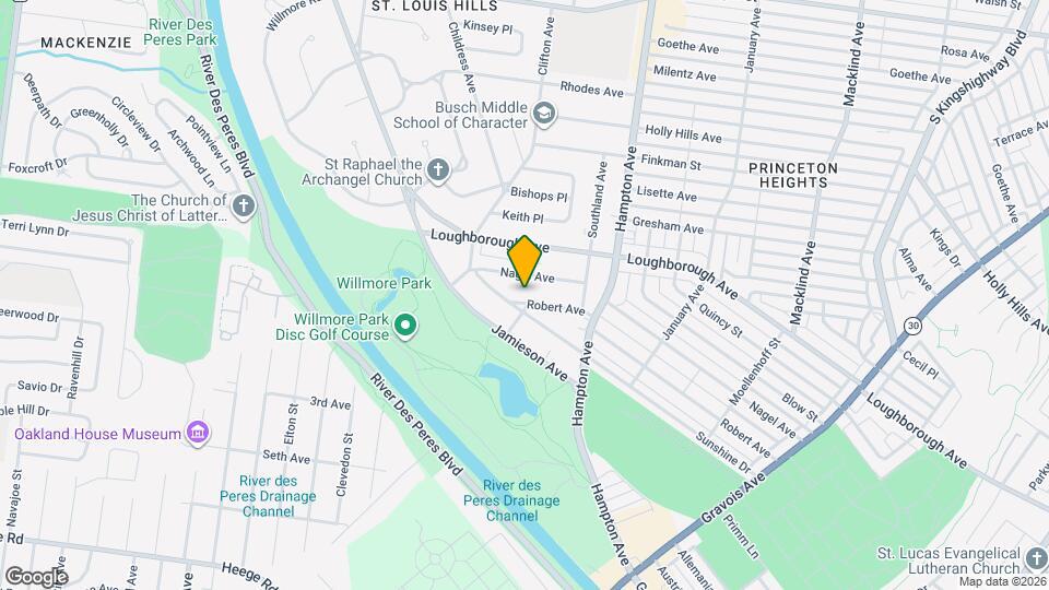 6201 Robert Ave Mapa y Detalles de la Ubicación