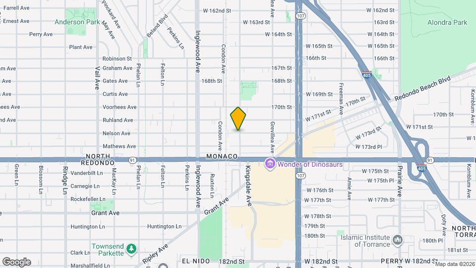 4602 W 172nd St Map and Location Details