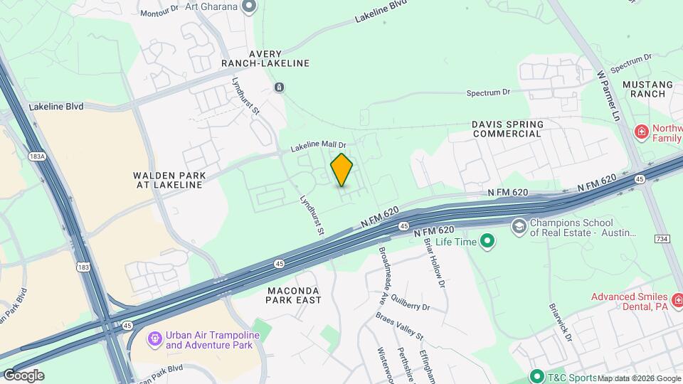 13602 Terrett Trce Map and Location Details