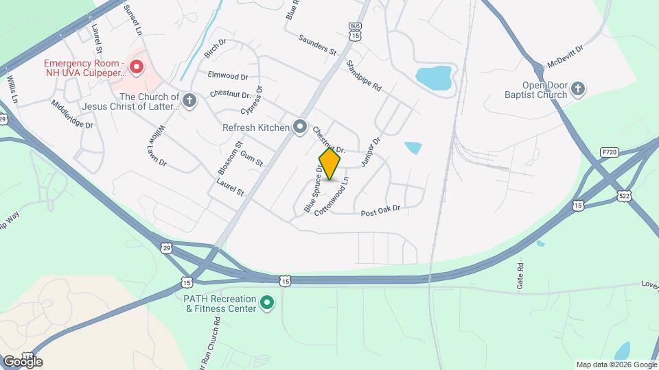2185 Forsythia Dr Map and Location Details