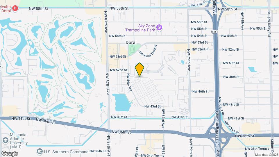 4980 NW 83rd Ave Map and Location Details
