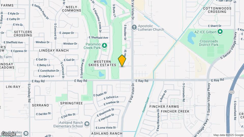 1525 E Betsy Ln Map and Location Details