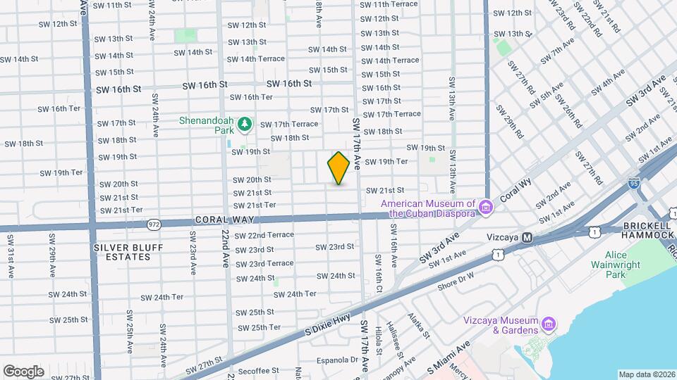 1750 SW 21st St Map and Location Details