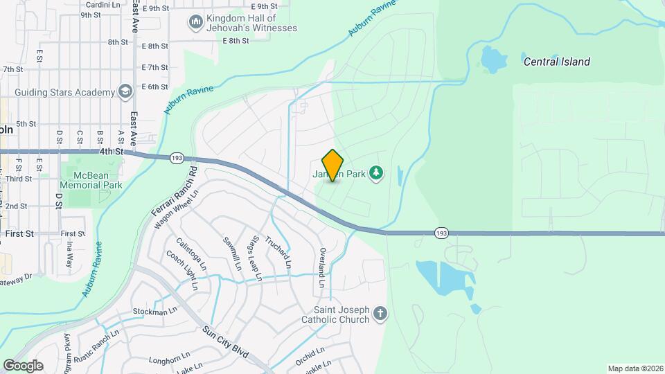 1560 Mount Rose Ln Map and Location Details