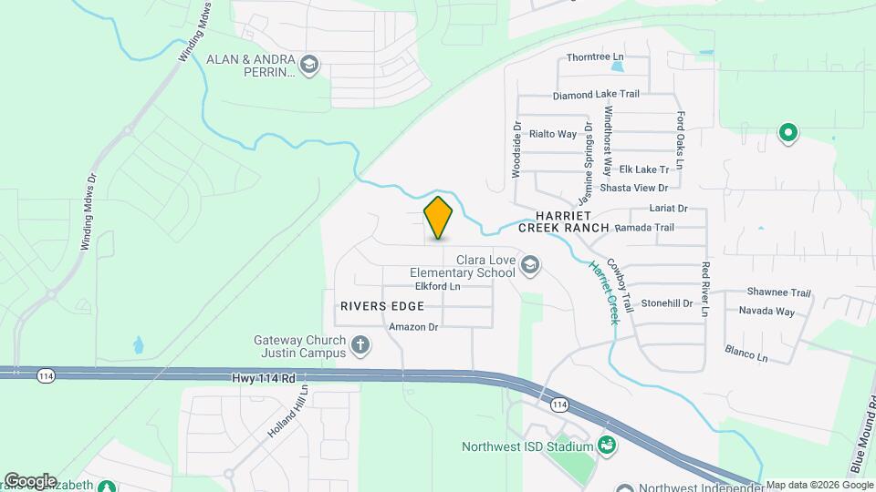 1348 Dillard Creek Dr Map and Location Details