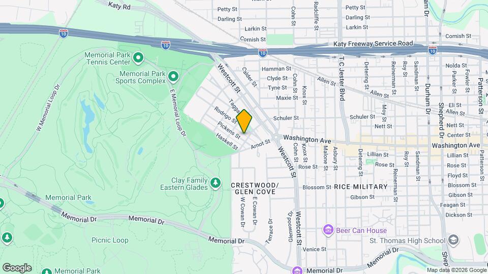 6304 Pickens St Map and Location Details