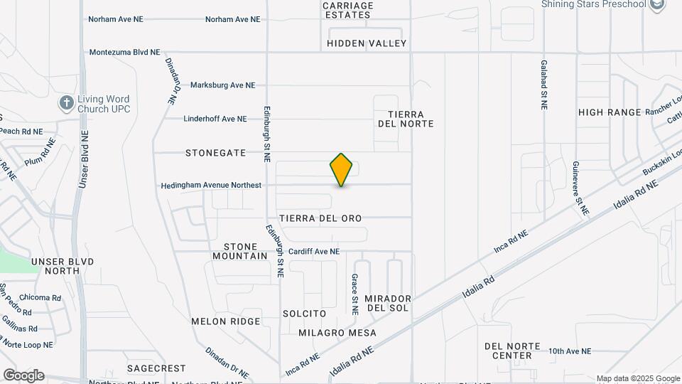 2606 Camino Plata Loop NE Map and Location Details