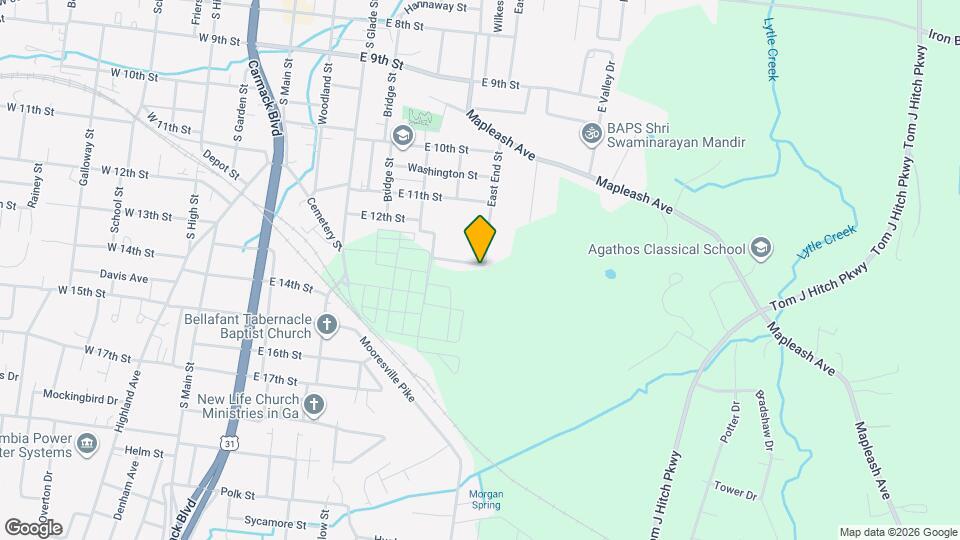 524 Hardwick Ave Map and Location Details