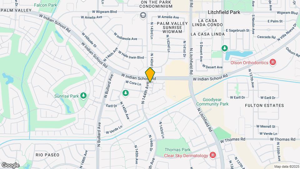 3342 N 143rd Ln Mapa y Detalles de la Ubicación