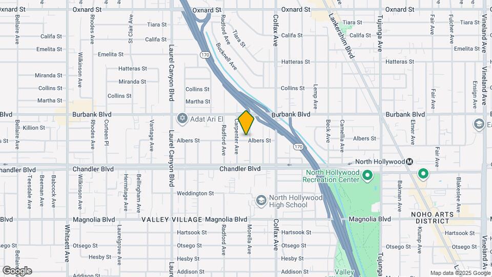 5501 Morella Ave Map and Location Details