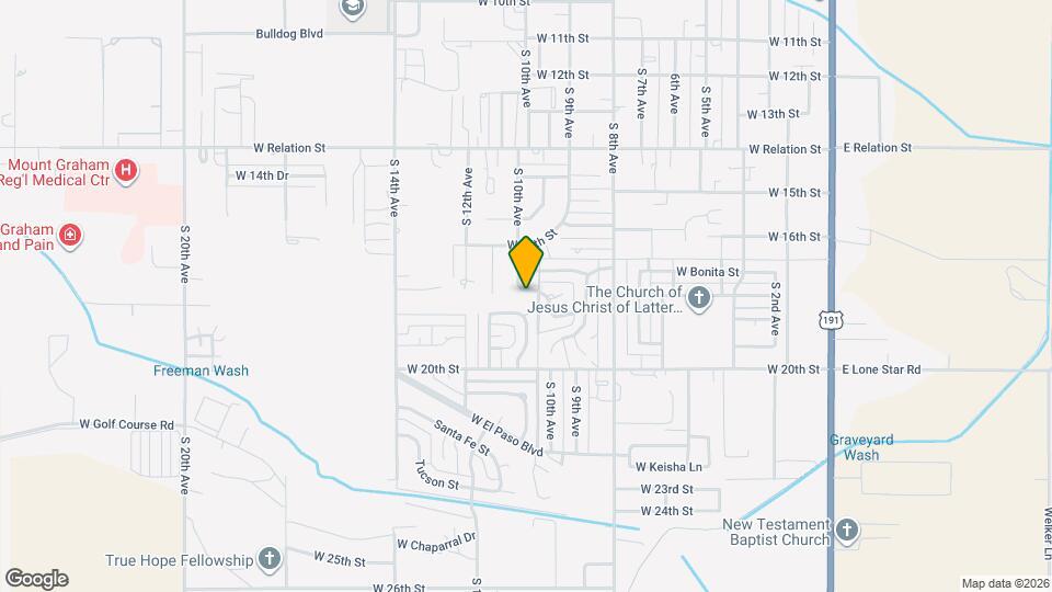 830 W Stirrup Dr Mapa y Detalles de la Ubicación