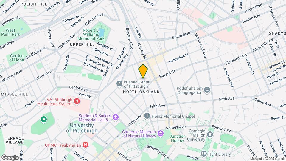 225 N Dithridge St Mapa y Detalles de la Ubicación