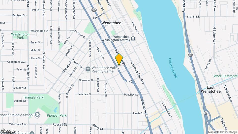 415 S Chelan St Map and Location Details