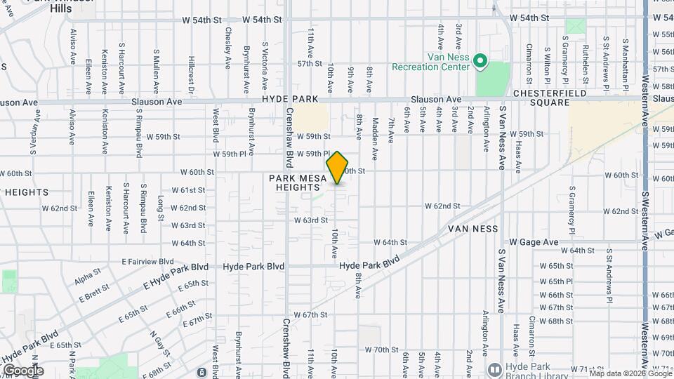 6050 10th Ave Map and Location Details