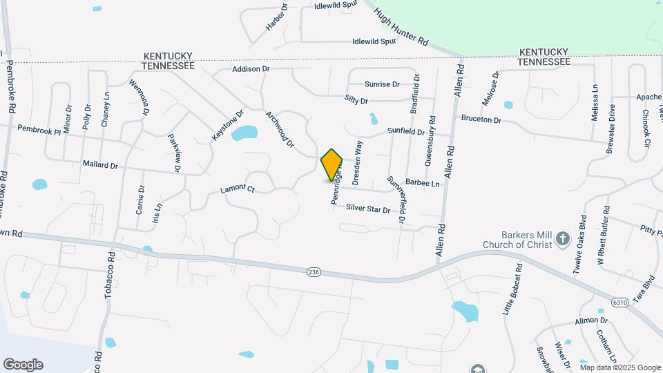 3388 Pennridge Rd Map and Location Details