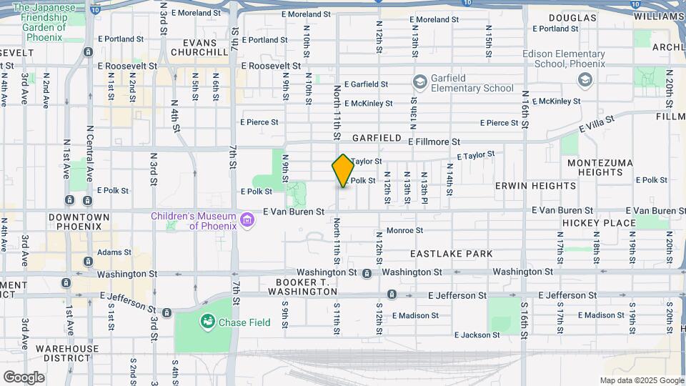 325 North 11th St Mapa y Detalles de la Ubicación