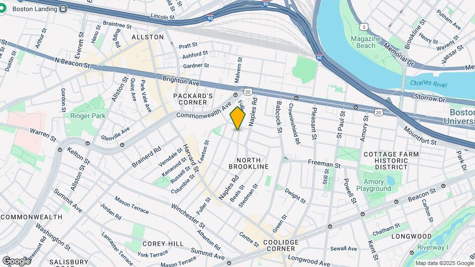 172 Fuller St, Unit 3 Map and Location Details