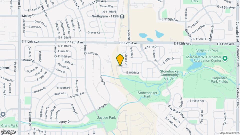 10997 Gaylord St Mapa y Detalles de la Ubicación