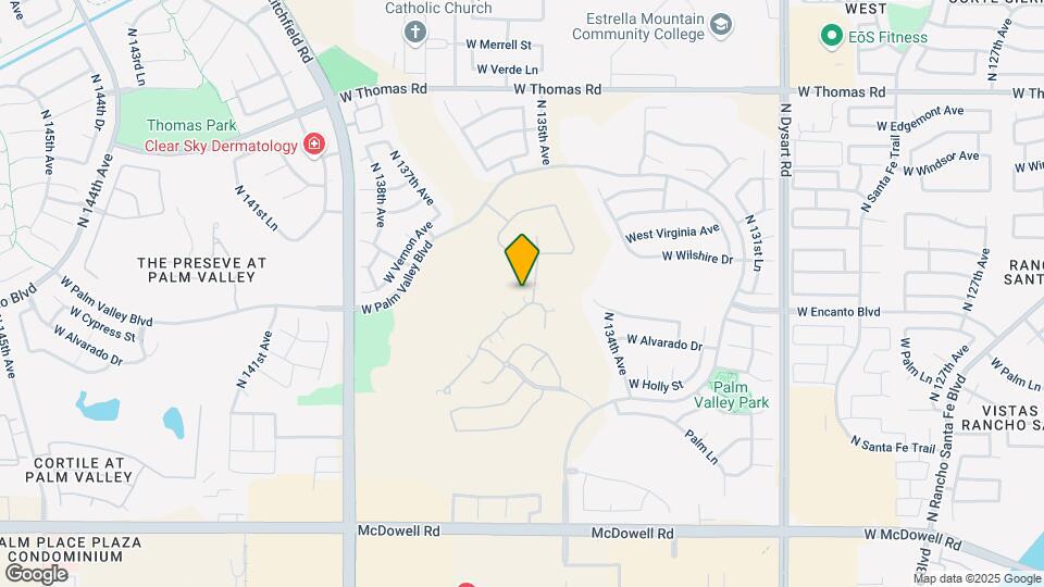 13514 W Cypress St Map and Location Details