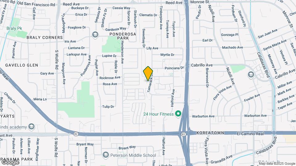 917 Tamarack Ln Map and Location Details