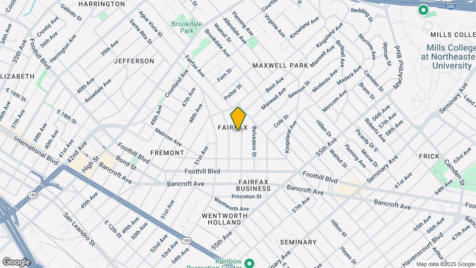 5103 Fairfax Ave Mapa y Detalles de la Ubicación