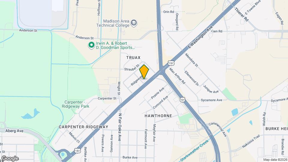 3554 E Washington Ave Map and Location Details