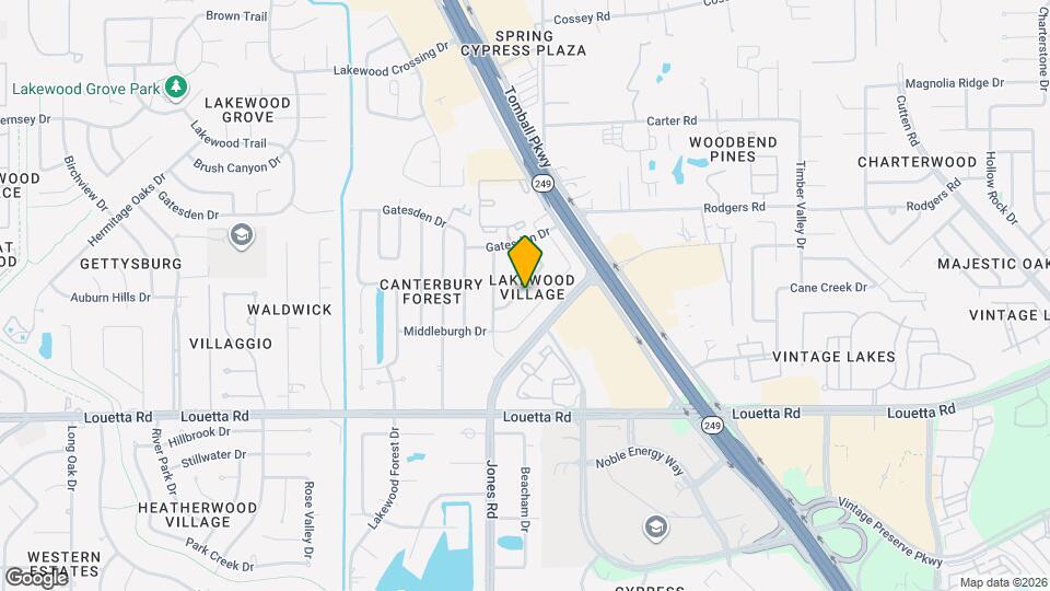 11115 Winspring Dr Map and Location Details