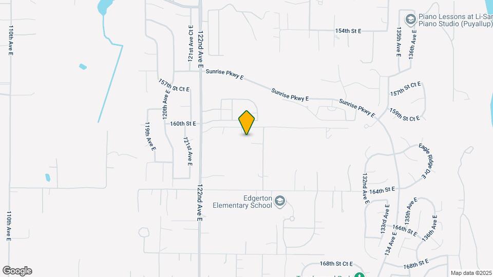 16109 124th Avenue Ct E Mapa y Detalles de la Ubicación