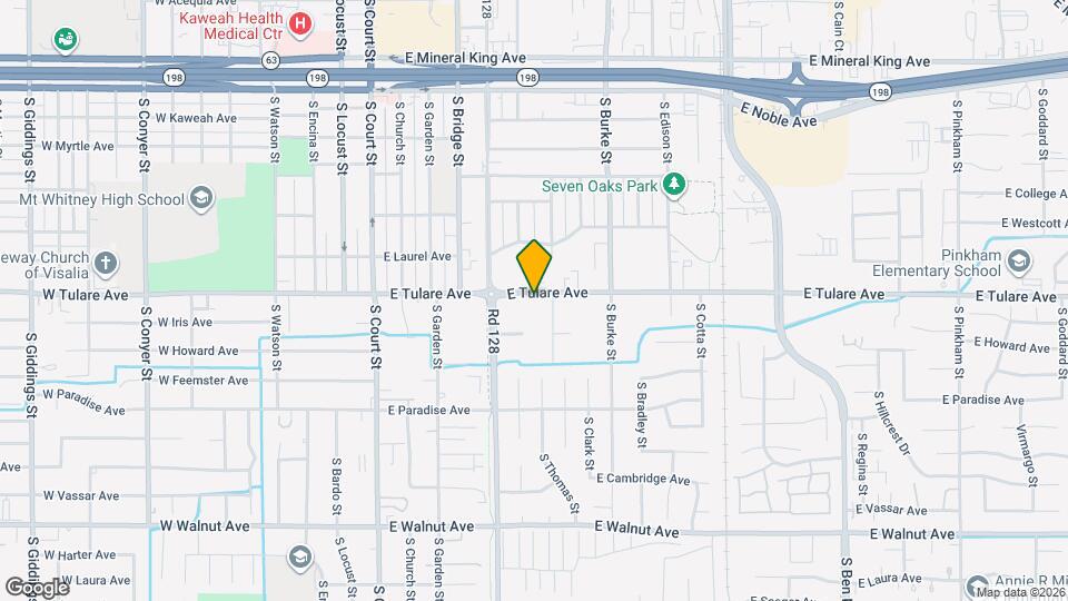 547 E Tulare Ave Map and Location Details