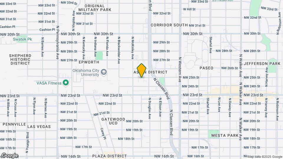 1416 NW 25th St Map and Location Details
