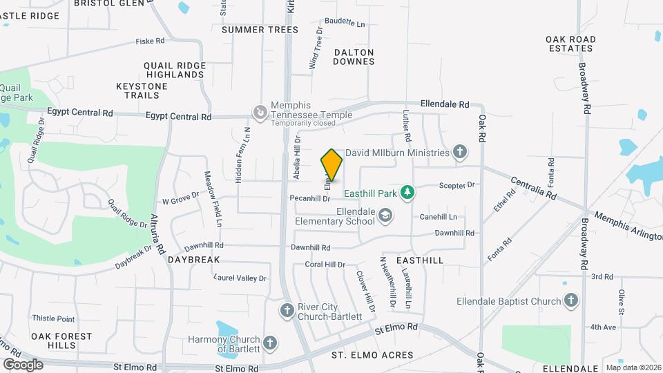 4100 Elm Hill Dr Map and Location Details