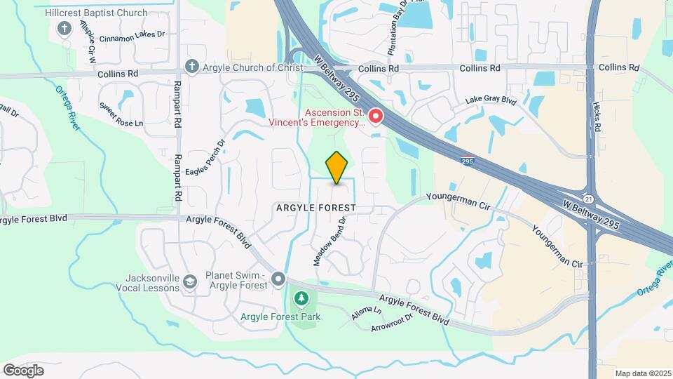 8231 Weybridge Dr Map and Location Details