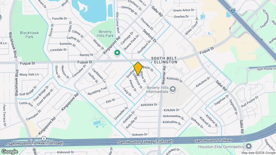 10823 Eddyrock St Map and Location Details