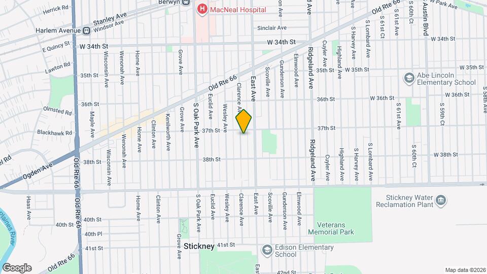 3707 Clarence Ave Map and Location Details