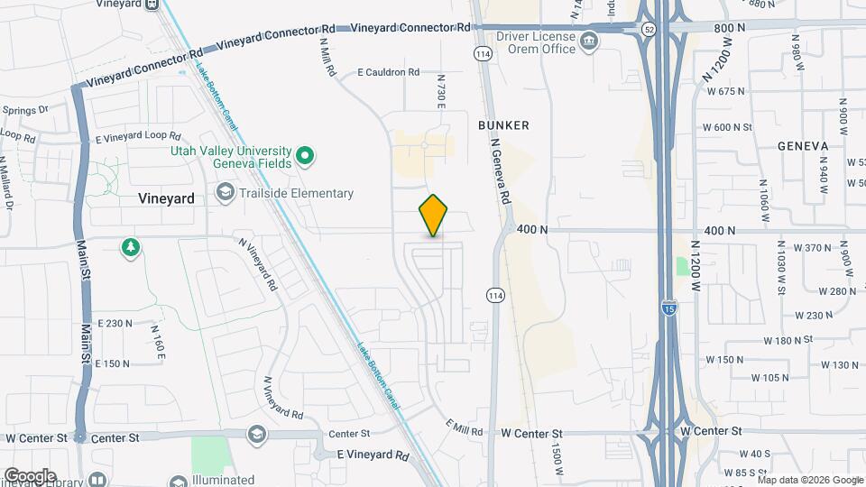 688 E 380 N Map and Location Details