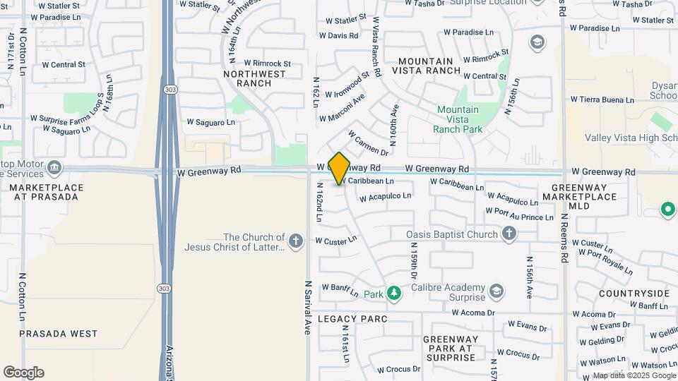 16208 W Acapulco Cir Map and Location Details
